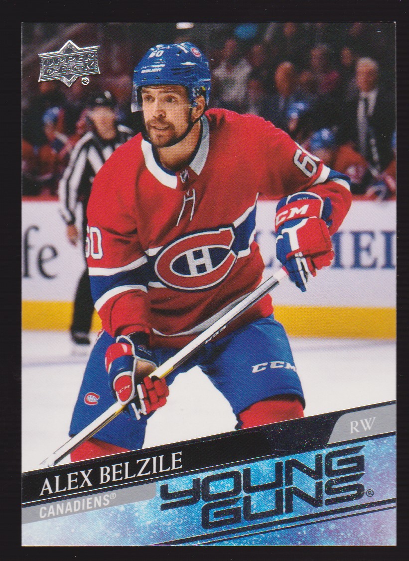 (image for) 2020-21 Upper Deck #230 Alex Belzile YG RC
